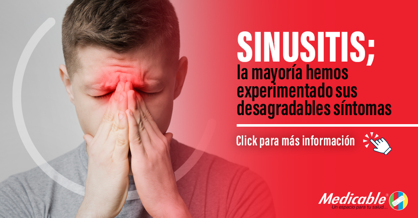 imagen del articulo Sinusitis, la mayoría hemos experimentado sus desagradables síntomas