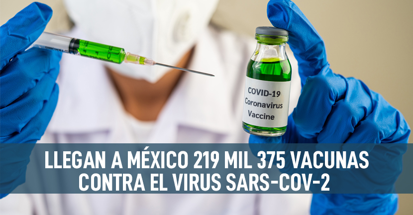 imagen del artículo Llegan a México 219 mil 375 vacunas contra el virus SARS-COV-2