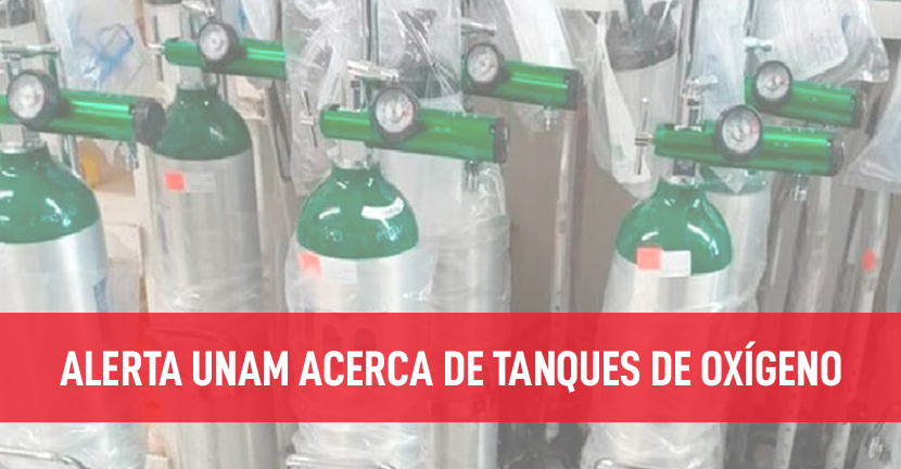 imagen del articulo Alerta UNAM acerca de tanques de oxígeno