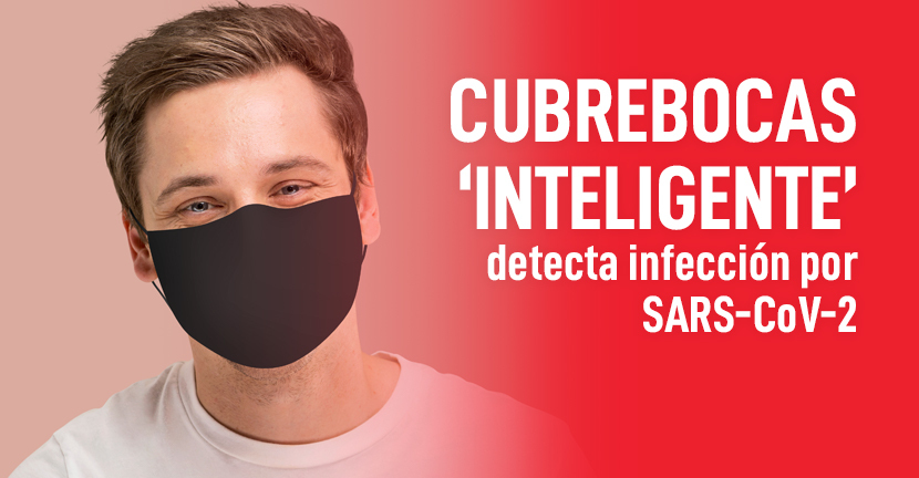 imagen del artículo Cubrebocas inteligente detecta infección por SARS-CoV-2