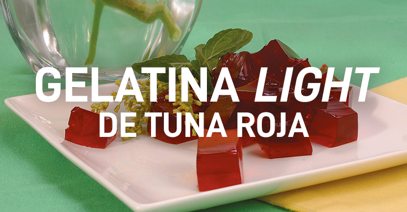 imagen de cocina Gelatina light de tuna roja