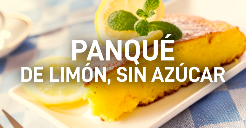 imagen de cocina Panqué de limón sin azúcar