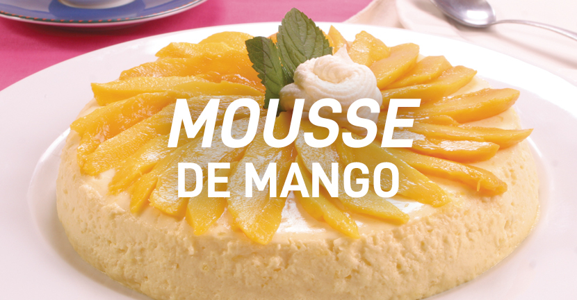 imagen de cocina Mousse de mango