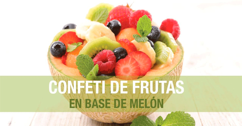 imagen del artículo Confeti de frutas en base de melón
