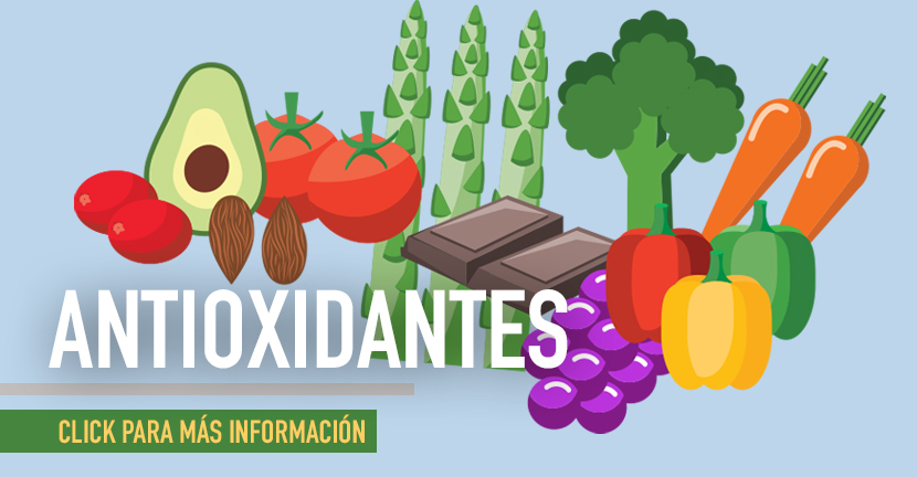 imagen de la infografia Antioxidantes