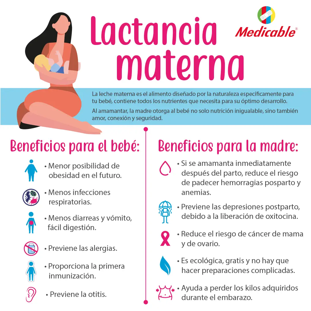 imagen de la infografia Lactancia materna