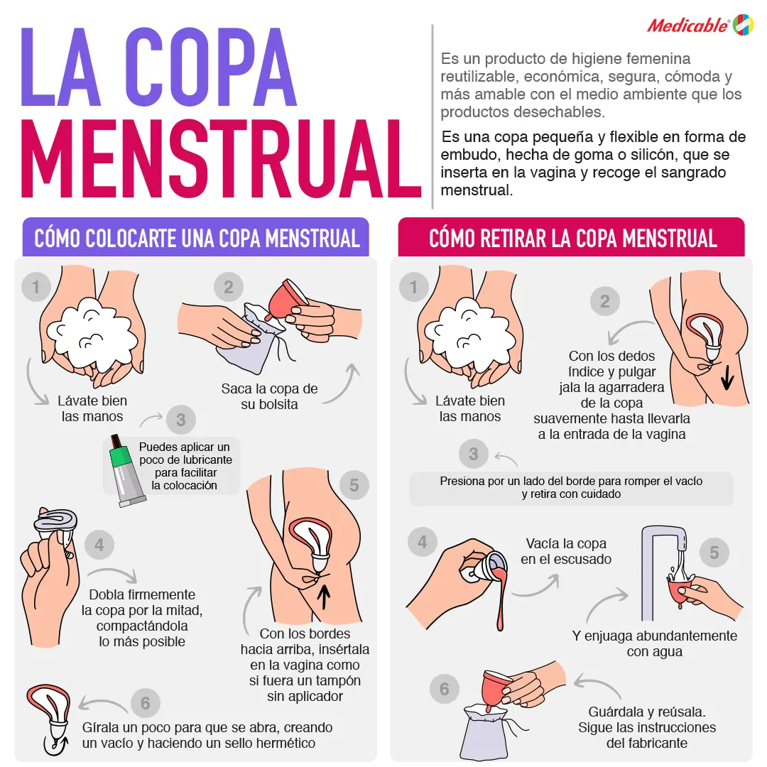imagen de la infografia La copa menstrual