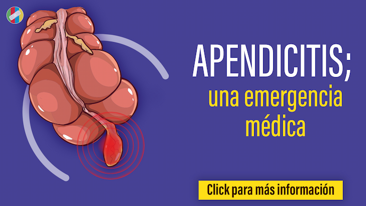 imagen de la infografia Apendicitis una emergencia médica