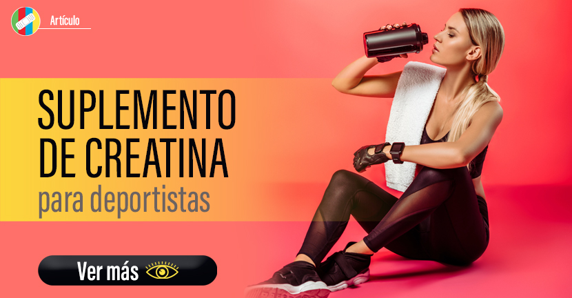 Suplemento de creatina para deportistas.