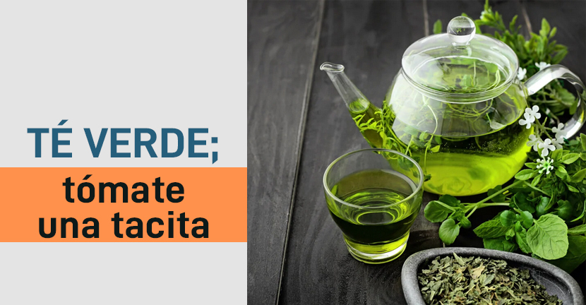 Té verde, tómate una tacita