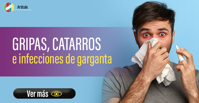 Gripas, catarros e infecciones de garganta