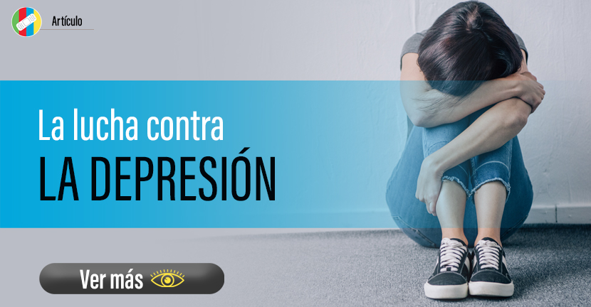 La lucha contra la depresión.
