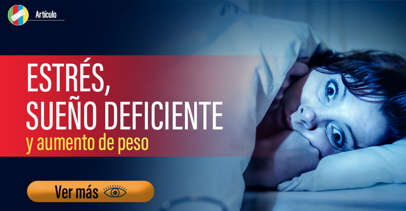 Estrés, sueño deficiente y aumento de peso