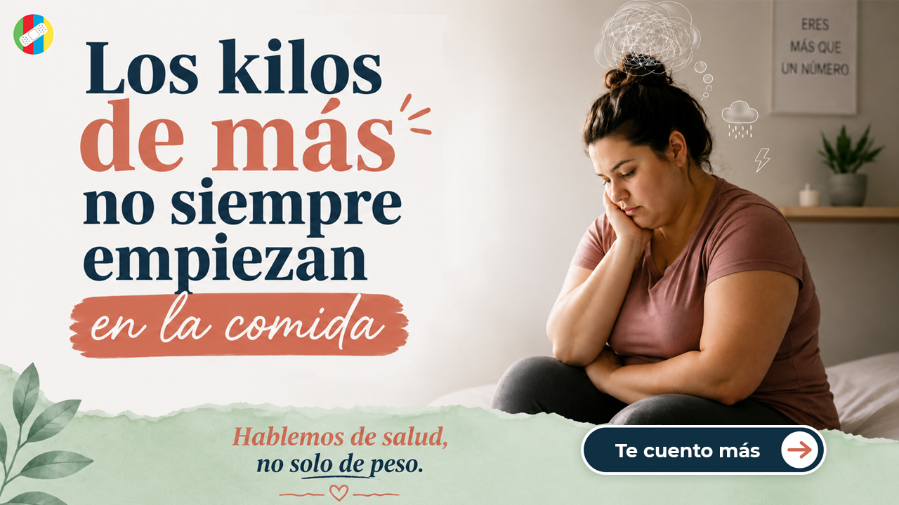 Los kilos de más no siempre empiezan en la comida