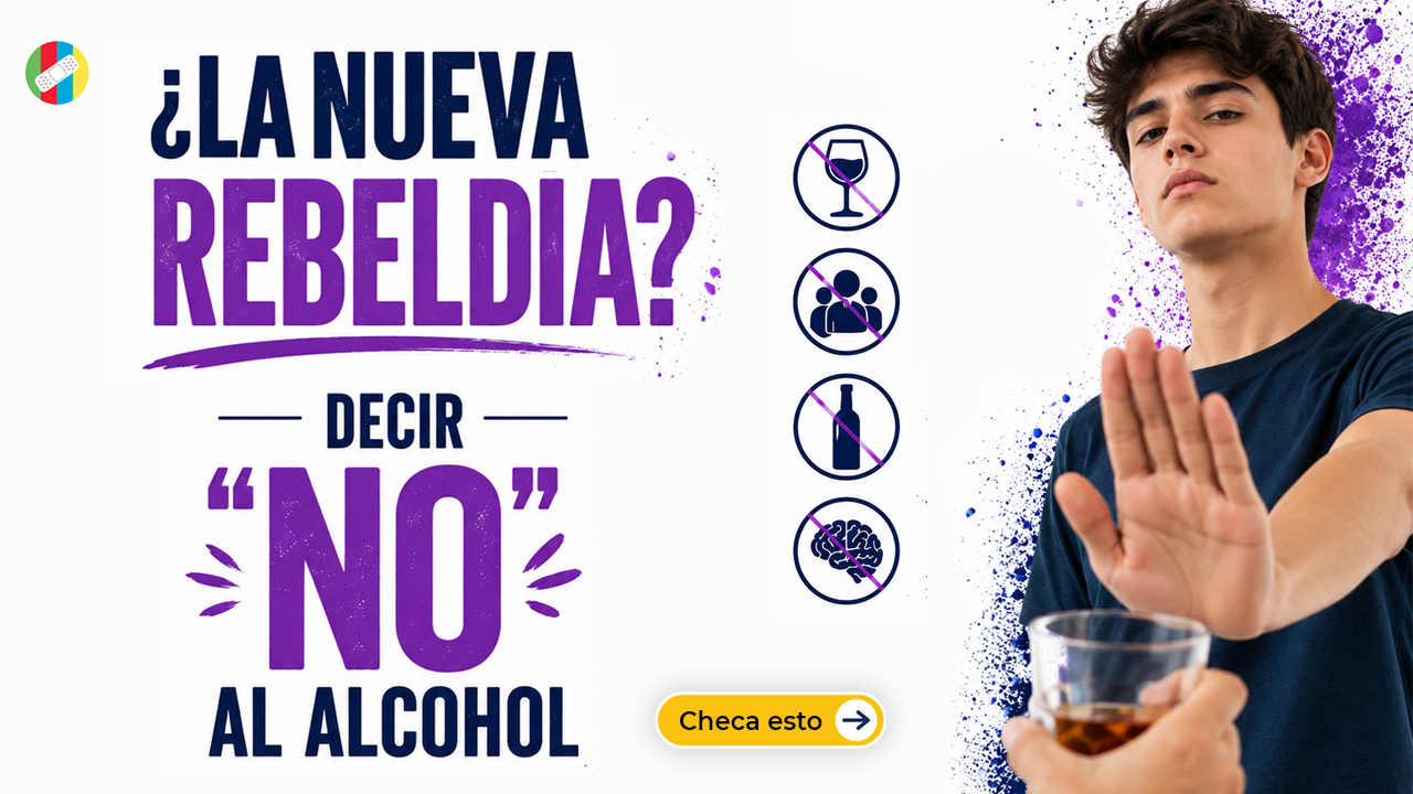 ¿La nueva rebeldía? Decir "no" al alcohol