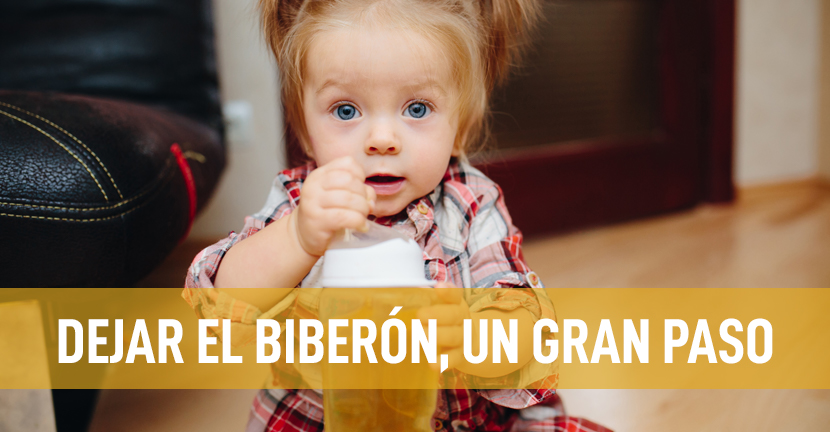 Dejar el biberón, un gran paso