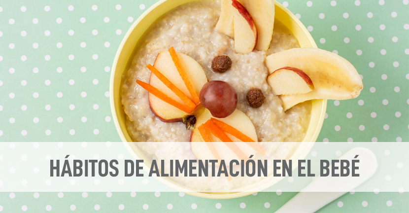 Hábitos de alimentación en el bebé