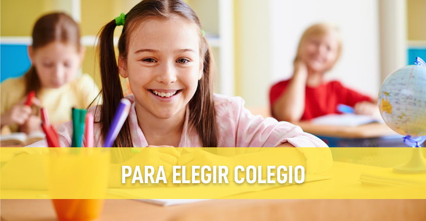 Para elegir colegio