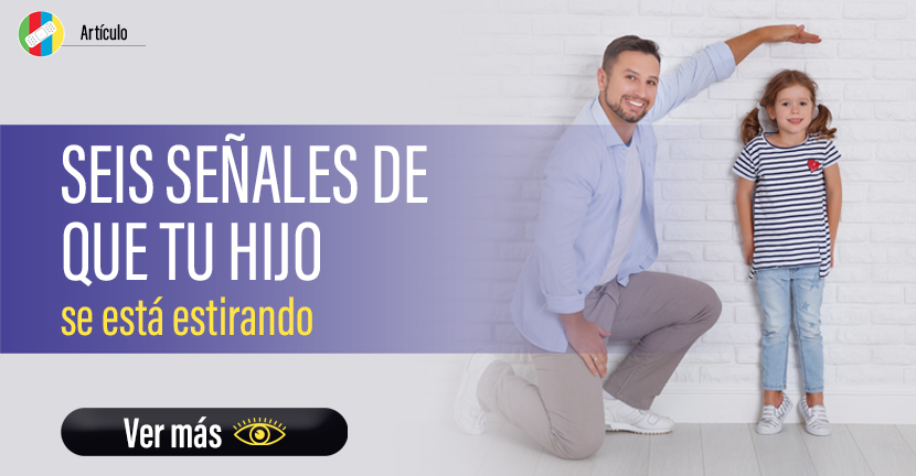 Seis señales de que tu hijo se está estirando