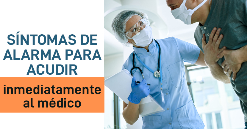 Síntomas de alarma para acudir inmediatamente al médico