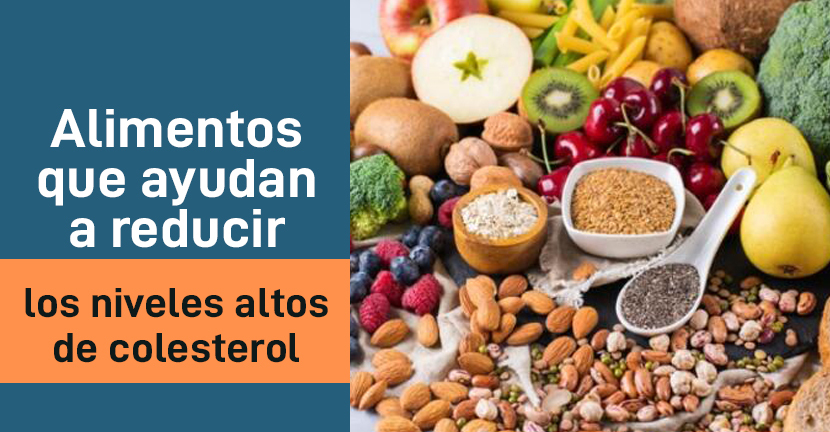Alimentos que ayudan a reducir los niveles altos de colesterol