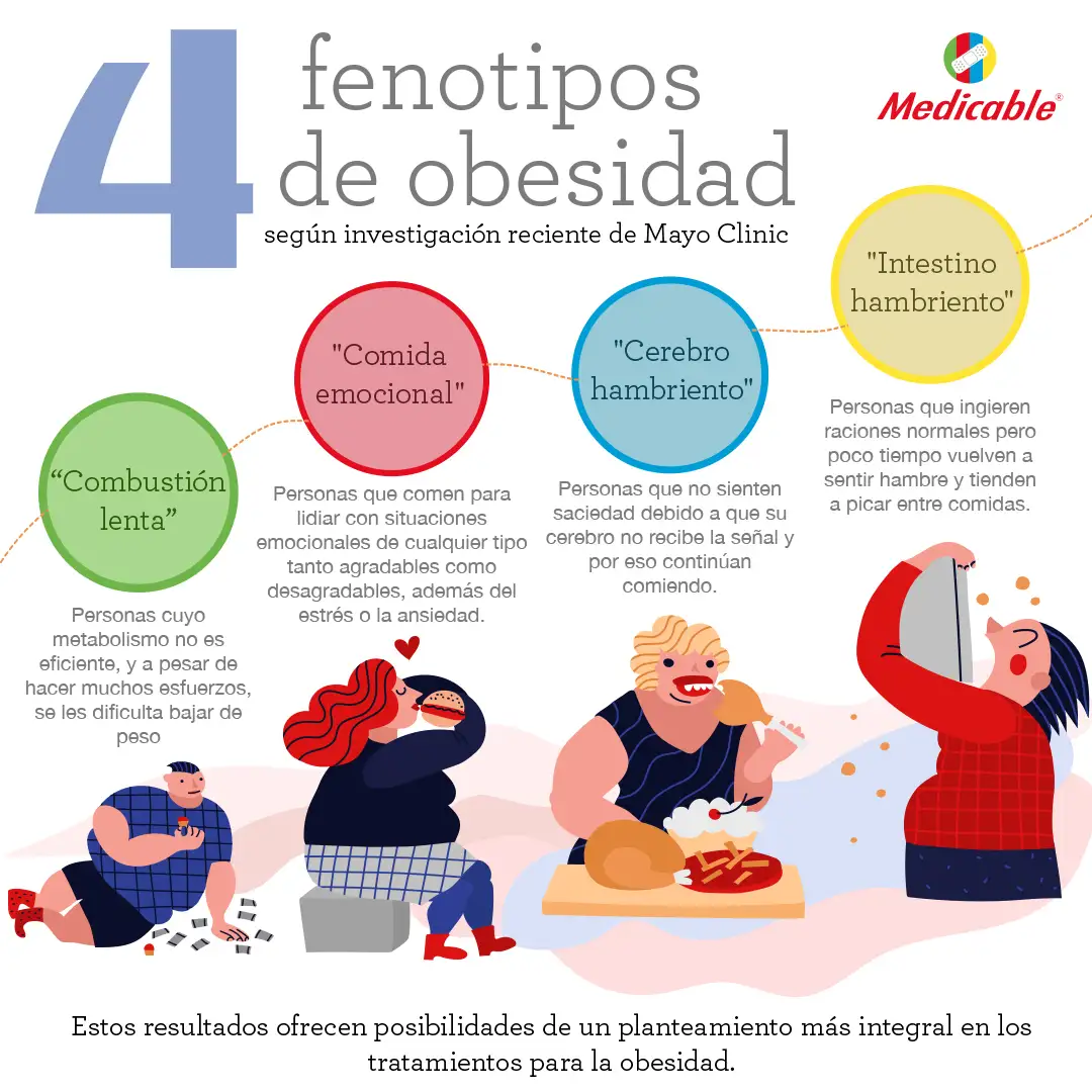 4 fenotipos de obesidad