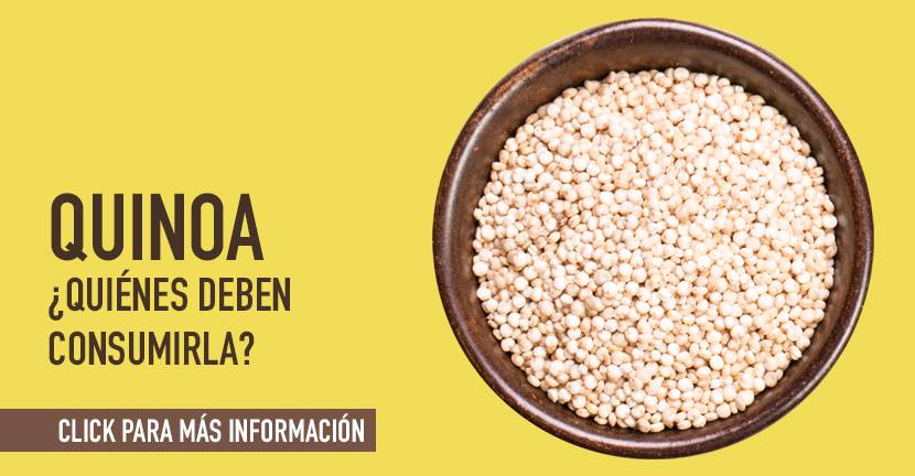 Quinoa ¿Quiénes deben consumirla?