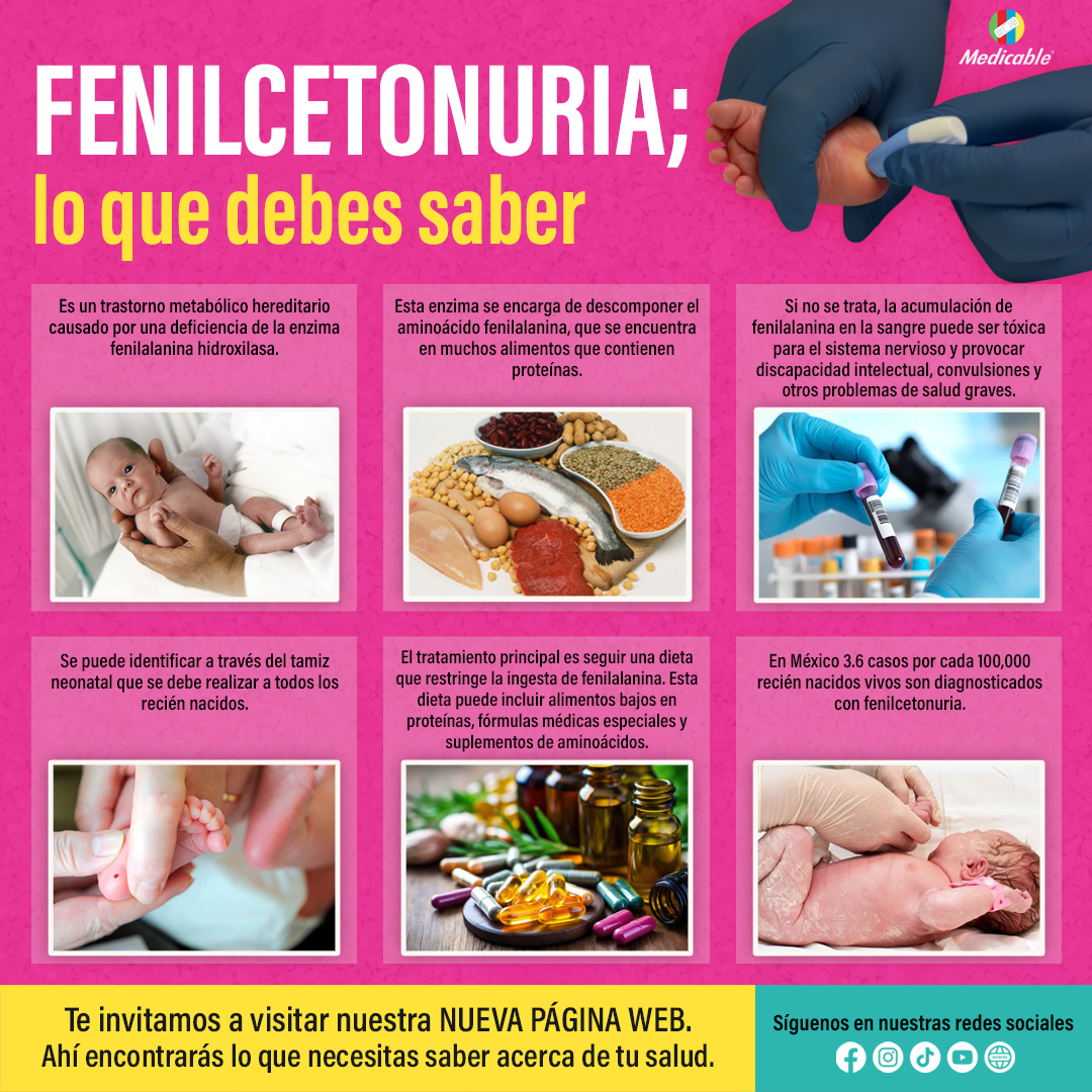 Fenilcetonuria; lo que debes saber.
