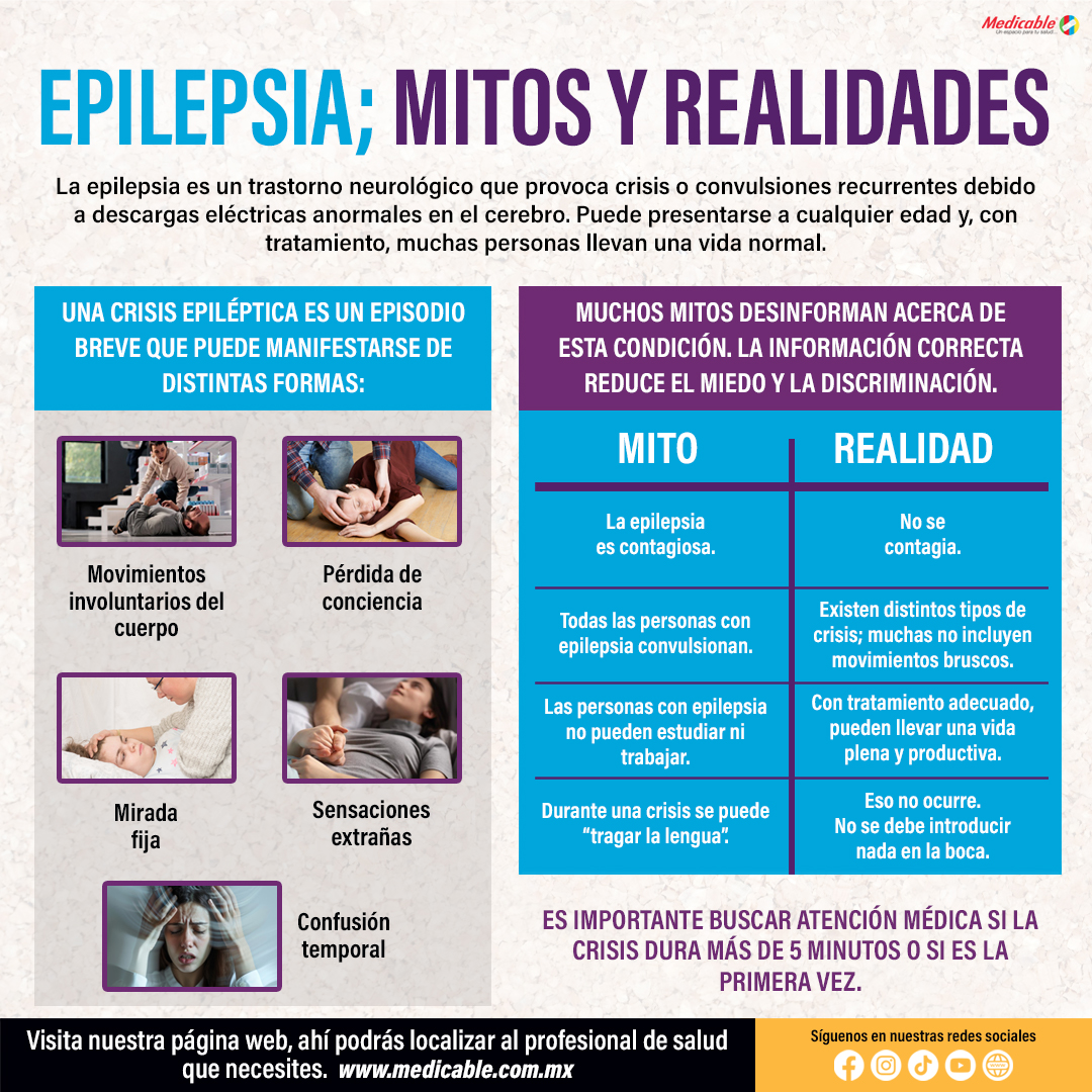 Epilepsia; mitos y realidades