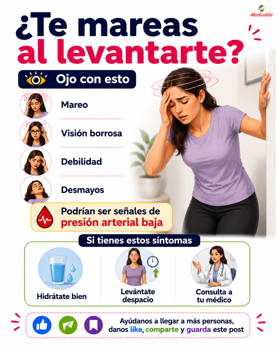 ¿Te mareas al levantarte? Ojo con esto 