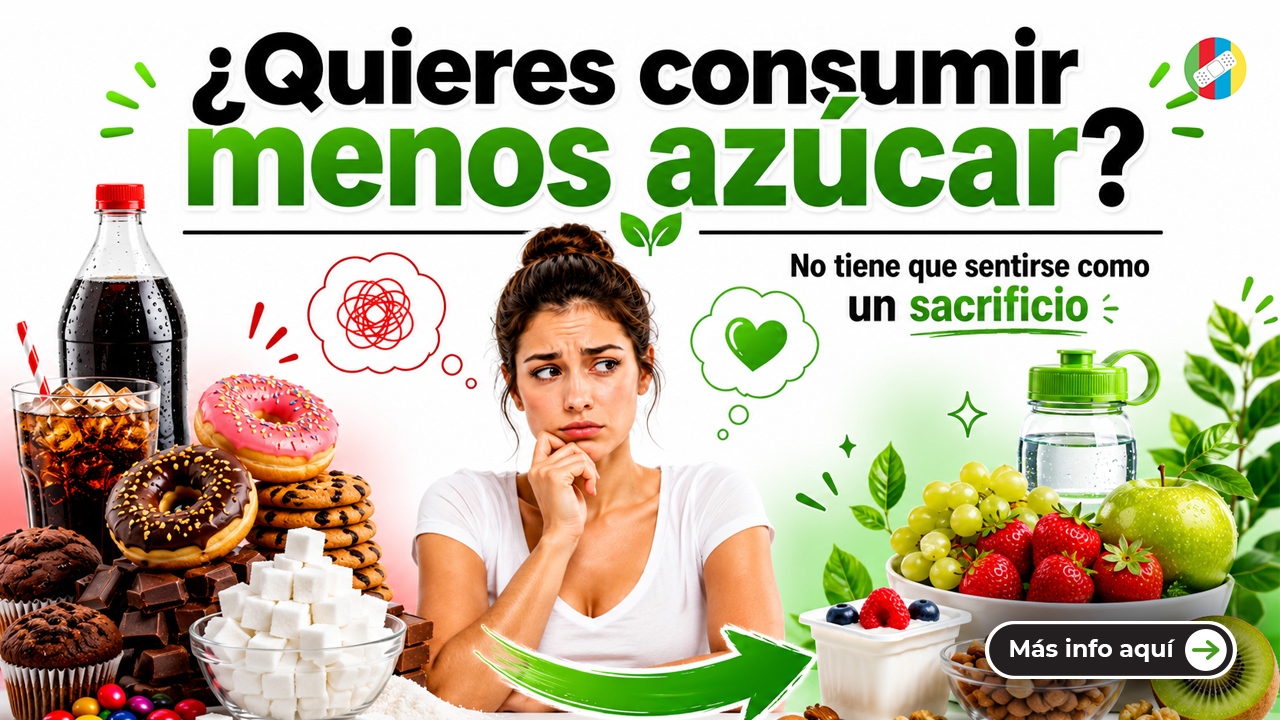 ¿Quieres consumir menos azúcar?